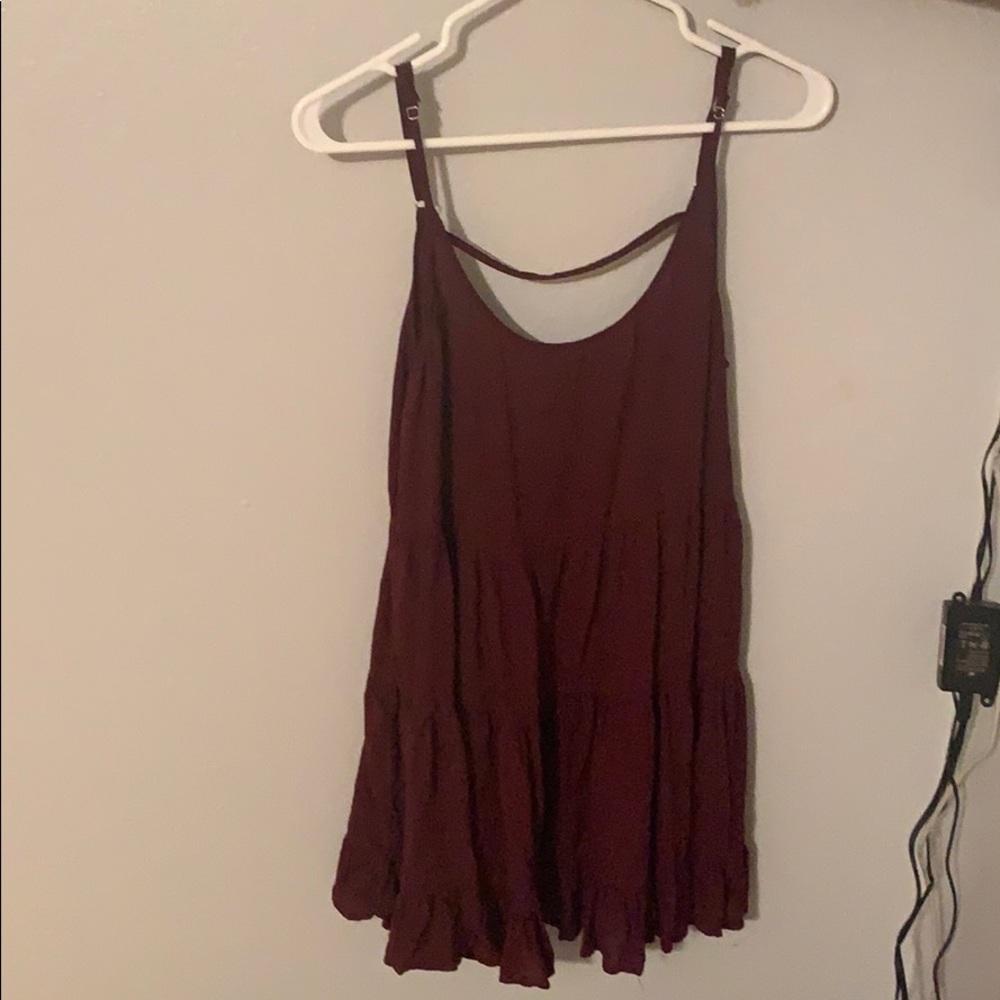 Brandy Melville Maroon Dress